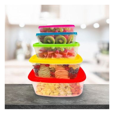 PACK2 ENVASES PLASTICOS DE ALMACENAMIENTO Y+LIGAS DE REGALO