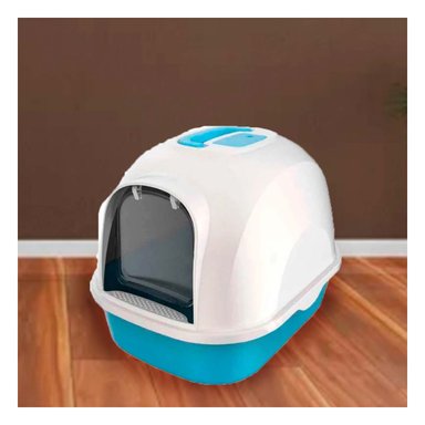 PACK4 URINARIO CERRADO PARA GATOS EN COLOR CELESTE