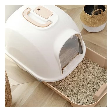 PACK2 ARENERO CON PALA CERNIDORA PARA GATOS DE COLOR CAFE