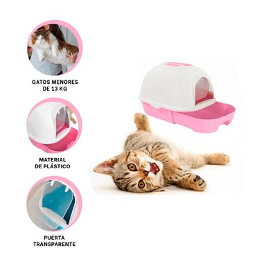 PACK2 URINARIO DURADERO PARA GATOS FUCSIA Y+LIGAS DE REGALO