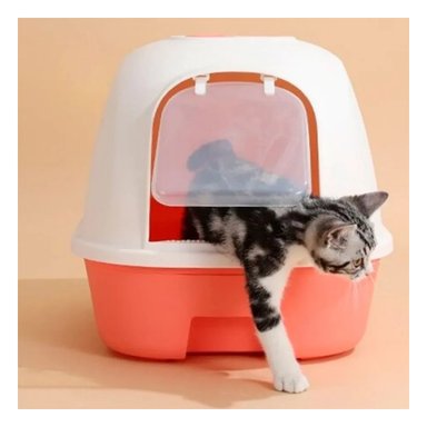 PACK4 CAJA DE ARENA PARA GATOS EN ROJO Y+PAPEL DE REGALO