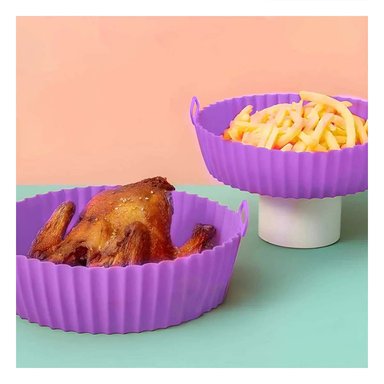 PACK2 BANDEJA DE SILICONA VERSATIL DE 2PZA Y+LIGAS DE REGALO