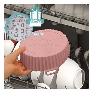 PACK12 CESTA PROTECTORA PARA FREIDORA 2PZA Y+REGALO STICKERS