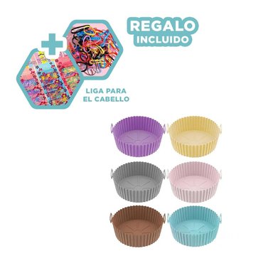 PACK4 MOLDE DE SILICONA PROTECTORA DE 2PZA Y+LIGAS DE REGALO