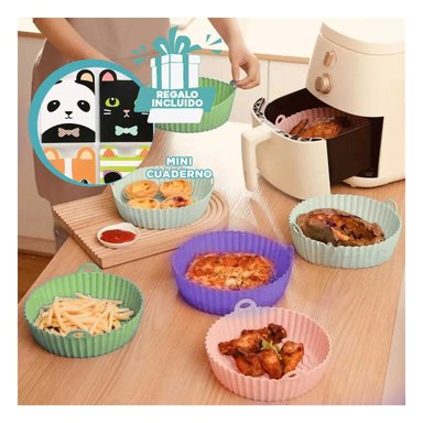 PACK6 CESTA DE SILICONA PARA COCINA 2PZA Y+REGALO AGENDITA