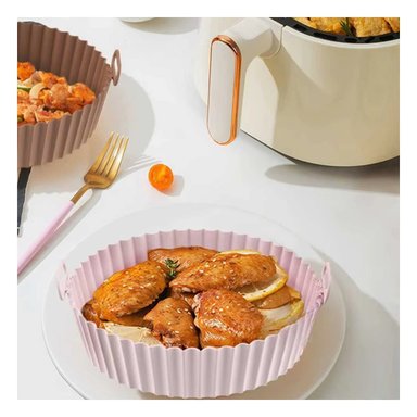 PACK2 MOLDE RESISTENTE DE SILICONA PARA FREIDORA 2PZA