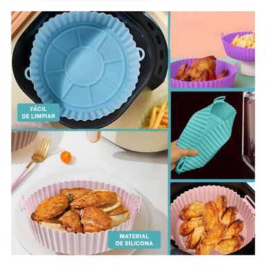 PACK4 MOLDE PRACTICO PARA FREIR DE 2PZA Y+REGALO STICKERS