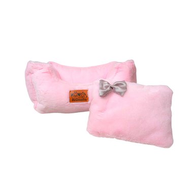 LECHO DE DESCANSO DE MASCOTAS BLANDO ROSADO Y+GIFT STICKERS