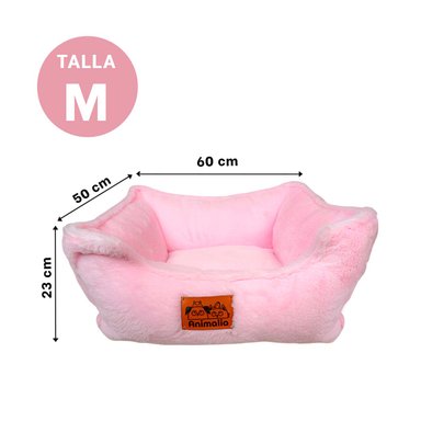 PACK4 LECHO DE DESCANSO DE MASCOTAS ROSADO Y+REGALO STICKERS