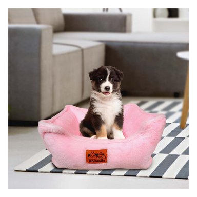 PACK6 CUNA CONFORTABLE CON ALMOHADA CENTRAL TALLA S ROSADO Y+REGALO STICKER - 5