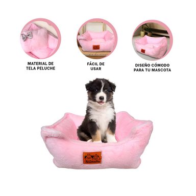 PACK4 CAMASTRO CON COJIN ROSADO Y+BANDERITAS ADHESIVAS