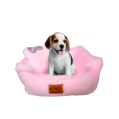 LECHO DE DESCANSO DE MASCOTAS BLANDO ROSADO Y+GIFT STICKERS