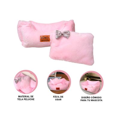 PACK4 CAMASTRO PELUCHE EN ROSADO Y+LIGAS DE REGALO