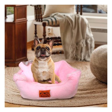 PACK2 CAMA COMODA PARA MASCOTAS LAZO ROSA Y+REGALO AGENDITA