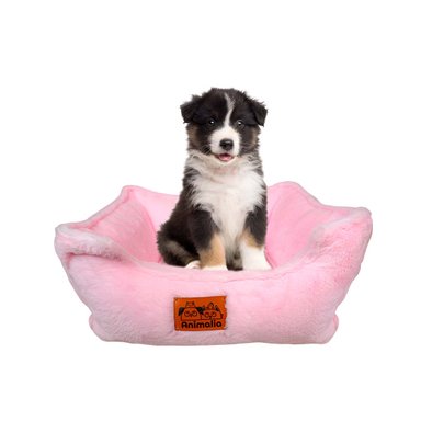 LECHO CON ALMOHADA CONFORTABLE ROSADO Y+ENVOLTORIO DE REGALO