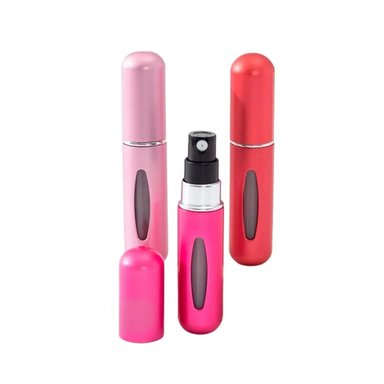 PACK2 ATOMIZADOR UTIL PERFUME FACIL DE USAR EN MULTICOLOR