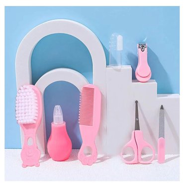 PACK2 ACCESORIOS CUIDADO NIÑOS ROSADO Y+REGALO STICKERS