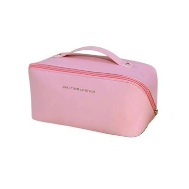 PACK2 NECESER COSMETICOS MODERNO ROSADO Y+PAPEL DE REGALO