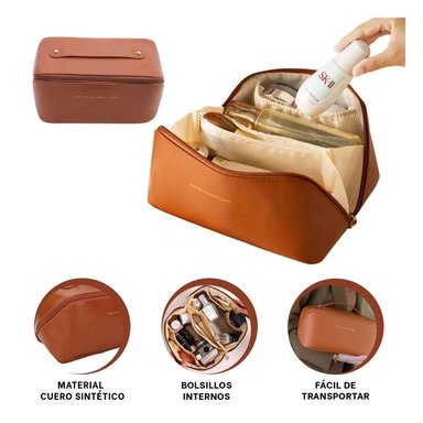 PACK4 ESTUCHE DE MULTIUSOS MARRON Y+PAPEL DE REGALO