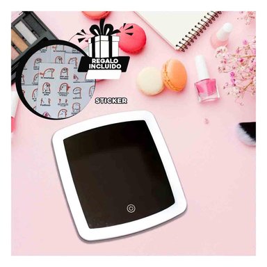 PACK12 LUNA REFLECTOR LED EN COLOR BLANCO Y+REGALO STICKERS