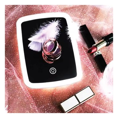 PACK2 ESPEJO RECTANGULAR LED TACTIL BLANCO Y+REGALO STICKERS