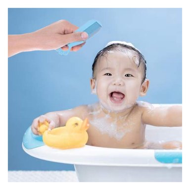 PACK12 SET INFANTIL COMPLETO PARA ASEAR EN COLOR AZUL