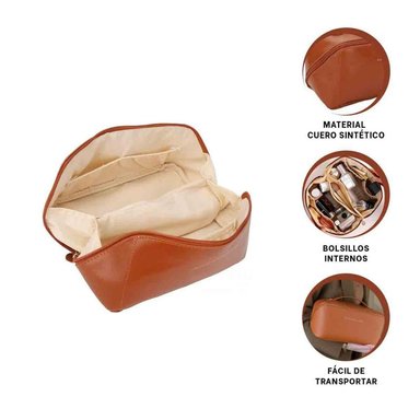 PACK4 ESTUCHE ELEGANTE DE CHICA MARRON
