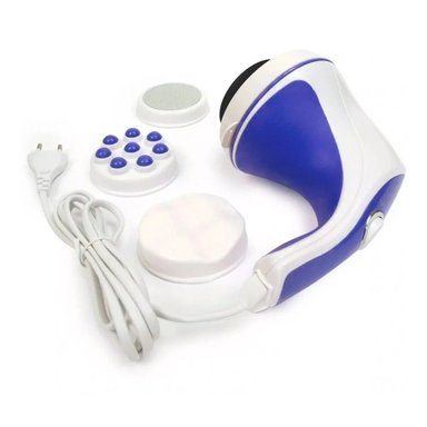 PACK4 MASAJEADOR PERSONAL CERVICAL ELECTRICO ANARANJADO PARA HOGAR Y+PAPEL REGALO - 3