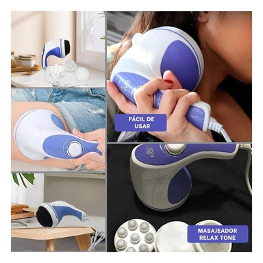 PACK4 MASAJEADOR REVITALIZADOR EN BLANCO Y+REGALO STICKERS