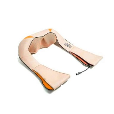 PACK4 MASAJEADOR PERSONAL CERVICAL ELECTRICO ANARANJADO PARA HOGAR Y+PAPEL REGALO - 3