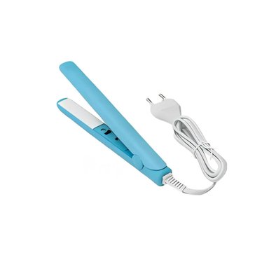 PACK2 PLANCHA PEQUEÑA DE CABELLO PARA ESTILIZADO EN CELESTE