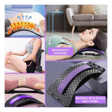 PACK4 MASAJEADOR ABDOMINAL EN MORADO Y+REGALO STICKERS