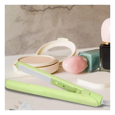 PACK6 ALISADOR MINI PARA ALISADO DE CABELLO VERDE