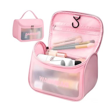 PACK2 NECESER PARA ORGANIZAR EN ROSADO Y+PAPEL DE REGALO