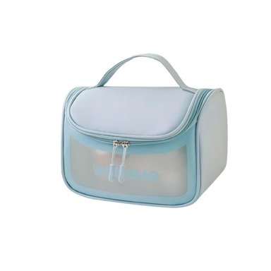 PACK2 NECESER PARA ORGANIZAR EN CELESTE Y+PAPEL DE REGALO