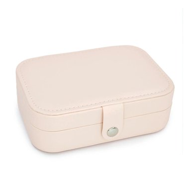 PACK2 JOYERO ORGANIZADOR TRANSPORTABLE DE COLOR BEIGE