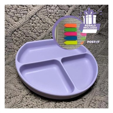 PACK4 TAZON DINAMICO DE BEBE 3 DIVISIONES EN LILA