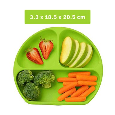 PACK12 TAZON DE COMIDA DE BEBE EN VERDE Y+REGALO STICKERS