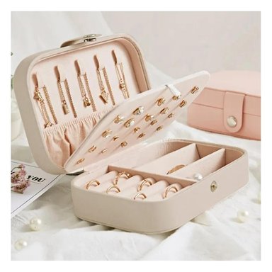 PACK6 CAJA DINAMICA PARA GUARDAR ANILLOS EN TONO BEIGE
