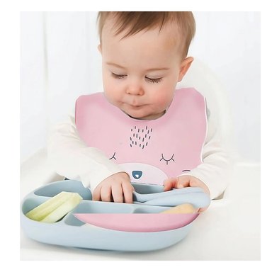 PACK12 MANDIL DE BEBE RESISTENTE ROSADO Y+PAPEL DE REGALO