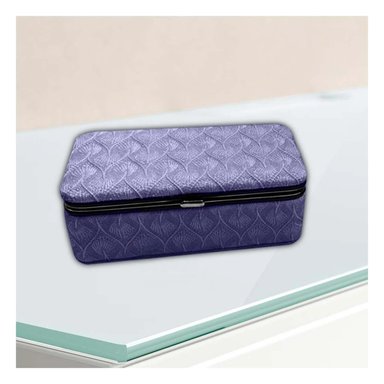 PACK4 ESTUCHE PARA MAQUILLAJE EN LILA Y+PAPEL DE REGALO