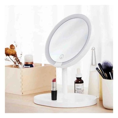 PACK12 LED ESPEJO CIRCULAR CON PANEL TACTIL EN BLANCO