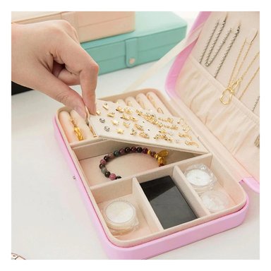 PACK6 CAJA PRACTICO Y ORGANIZADO EN TONALIDAD ROSA