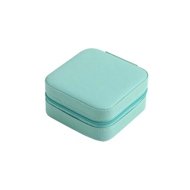 PACK2 COFRE PARA JOYAS MINI PORTATIL VERDE IDEAL PARA MUJER Y+REGALO STICKER - 2
