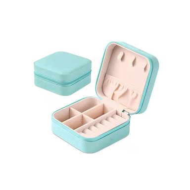 PACK6 MINI JOYEROS PORTATILES VERDE ORGANIZADOR COMPACTO Y PORTATIL Y+REGALO STICKER - 2