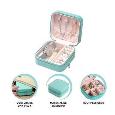 PACK4 COFRE DE JOYERIAS EN VERDE Y+PAPEL DE REGALO