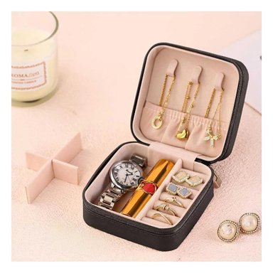 PACK6 ESTUCHE PARA GUARDAR JOYERIAS EN COLOR NEGRO