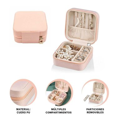 PACK4 COFRE DE JOYERIAS EN ROSA Y+PAPEL DE REGALO