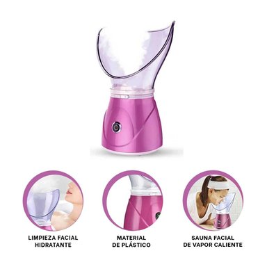 PACK4 VAPORIZADOR FACIAL EFICAZ OSENJIE EN TONO ROSADO
