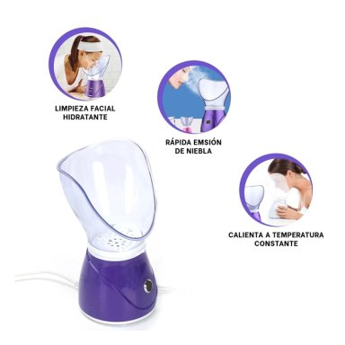 PACK4 VAPORIZADOR PARA FACE EN VIOLETA Y+PAPEL DE REGALO